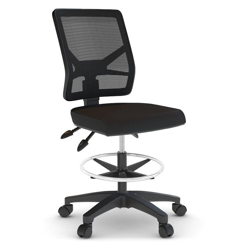 Heron Ergonomic Drafting Chair - Mesh Back